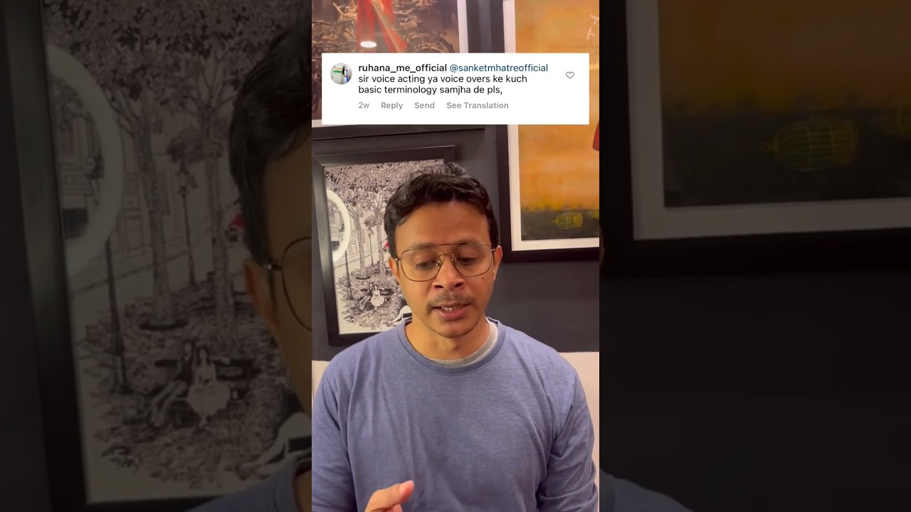 Sanket Mhatre Dubbing tips 