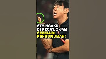 Shin Tae-yong Mengaku Dipecat 2 Jam sebelum Pengumuman Resmi PSSI