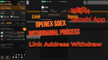 How To Bind OpenEx Airdrop $OEX Token Address Link | OpenEx Update | Satoshi App Update  #openex