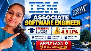 Details IBM Hiring Freshers | 0–1 Year Experience | Associate Software Engineer | Bangalore | Apply Fast News