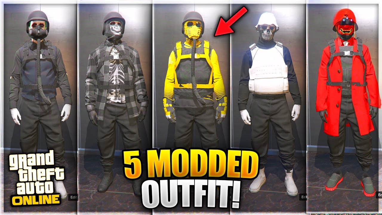 GTA 5 How To Get Multiple Modded Outfits All at ONCE! 1.50! (GTA 5 ...