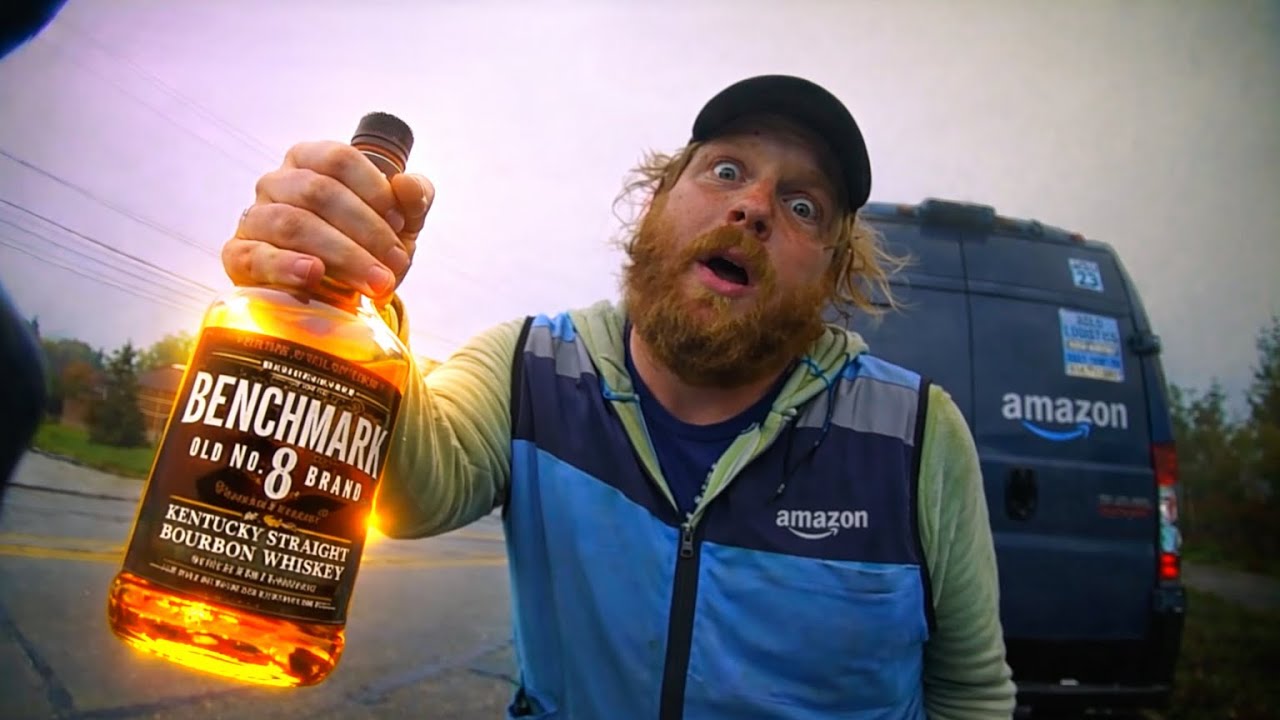 Amazon Driver Swerving… Then Police Spot the Bottle