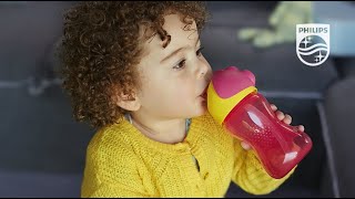On the Go-Blendy Straw Cup for Toddler Drinking