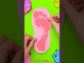 🩴 Make FUNNY slippers from YOUR feet! So SILLY! 😄👣 #Shorts #Kids