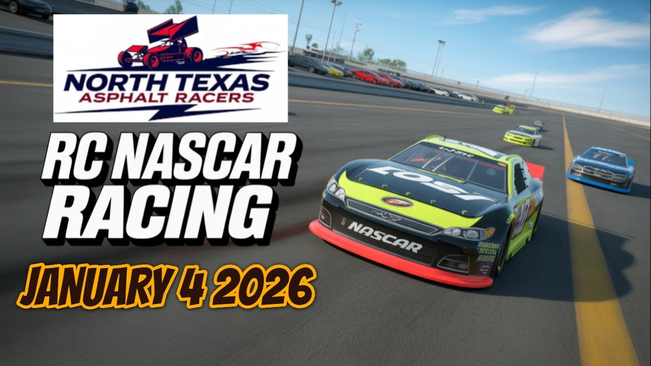 Гонки на радиоуправляемых моделях! Гонщики по асфальту из Северного Техаса в парке развлечений Ho...