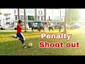 Penalty and freekick shoot out with my friend