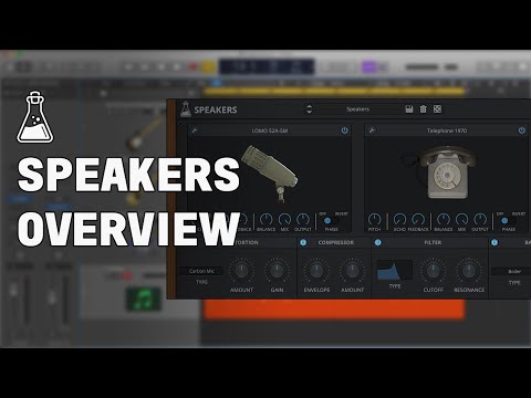 Speakers Overview - Microphone and Speaker Simulation Plugin