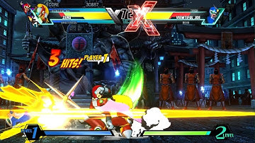 ULTIMATE MARVEL VS. CAPCOM 3 Zero Amaterasu Viewtiful Joe Arcade Mode