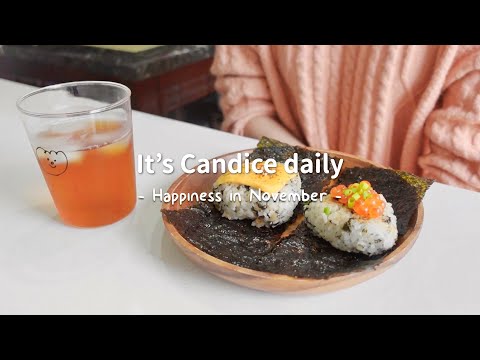 VLOG｜古早味蛋餅/日式烤飯糰🍙/免烤箱！焦糖蘋果生乳酪🍎平凡日常｜Candice日常