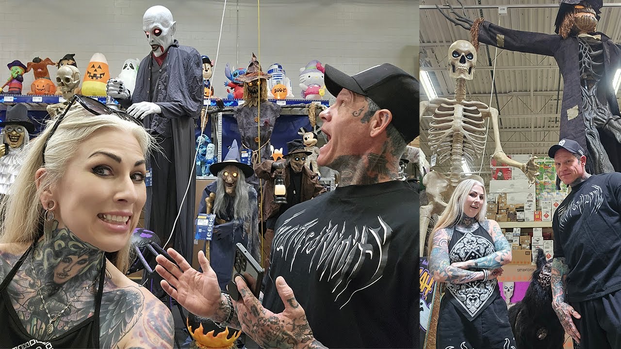 New 2025 Walkthrough of 3 Halloween Stores!