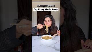 🍜Top 5 Spicy Ramen Picks! Part-5 of TOP 5 Favorite Picks! #foodchallenge