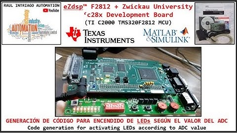 SIMULINK + eZdsp™ F2812 + Zwickau University ‘c28x Development Board / ADC - Embedded coder C2000