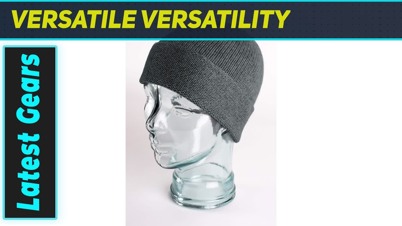 `Hawick Men's Cashmere Beanie: Pure Scottish Comfort!