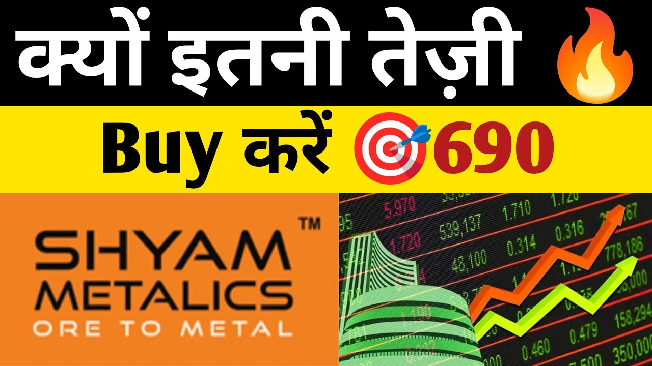 Shyam Metalics क्यों इतनी तेज़ी 🔥👈Shyam Metalics Share shyam Metalics