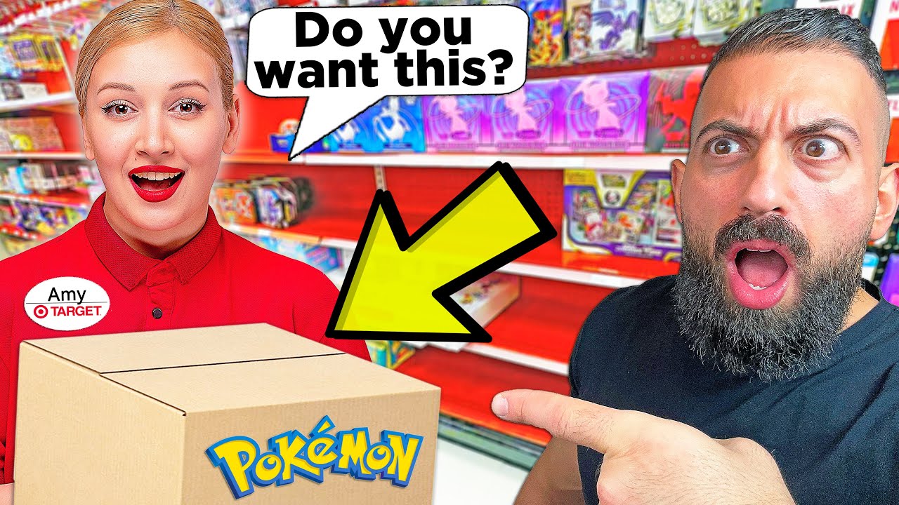 Я НЕ ОЖИДАЛ, что у этого сотрудника будут эти карточки с покемонами!