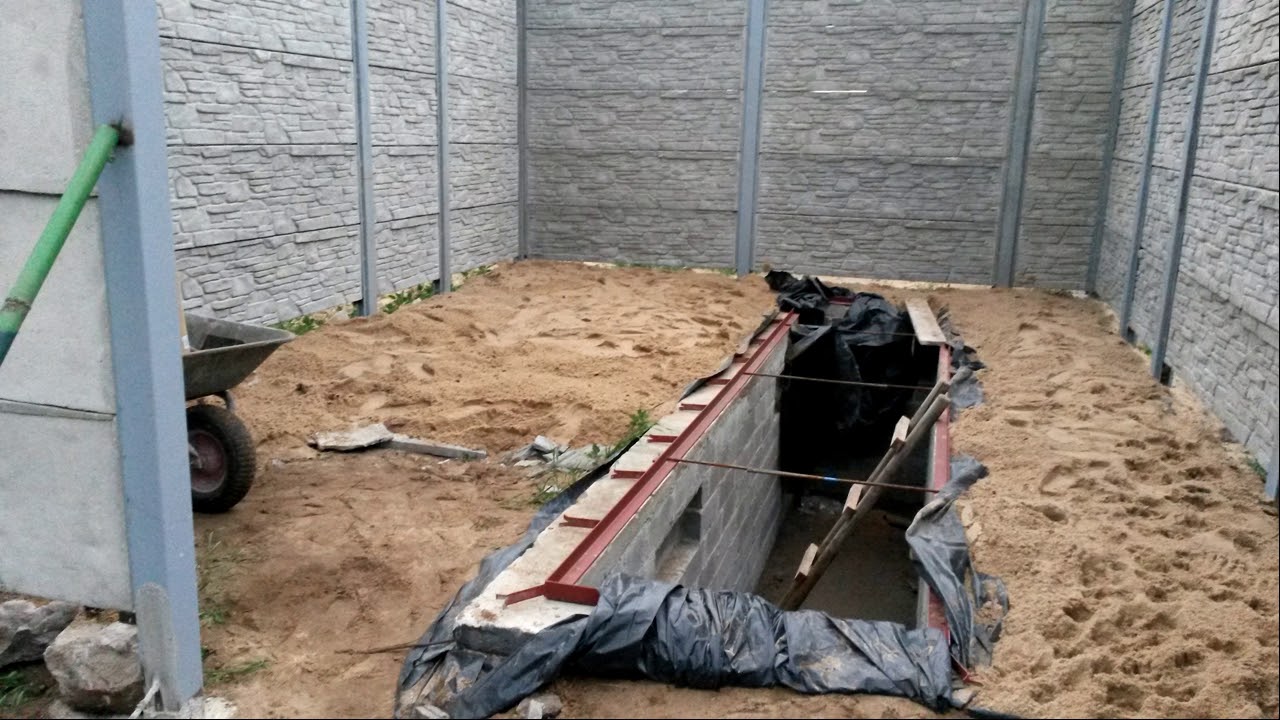 Garaż Z Płyt Betonowych Youtube