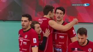 Yacine LOUATI surprise attack catches TRENTINO Diatec completely off guard | #CLVolleyM