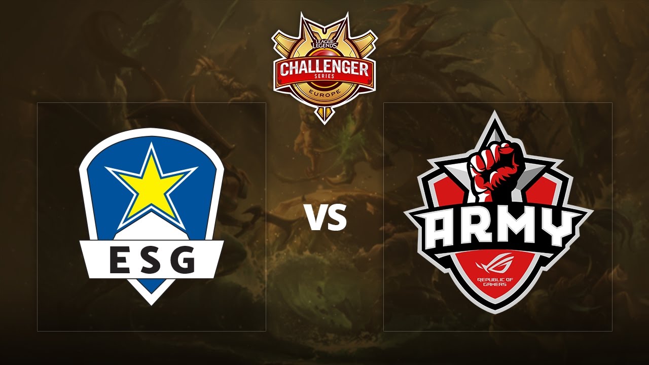 [LoL] Euronics Gaming vs Asus Rog Army - EU Challenger Series Qualifiers - Day 4