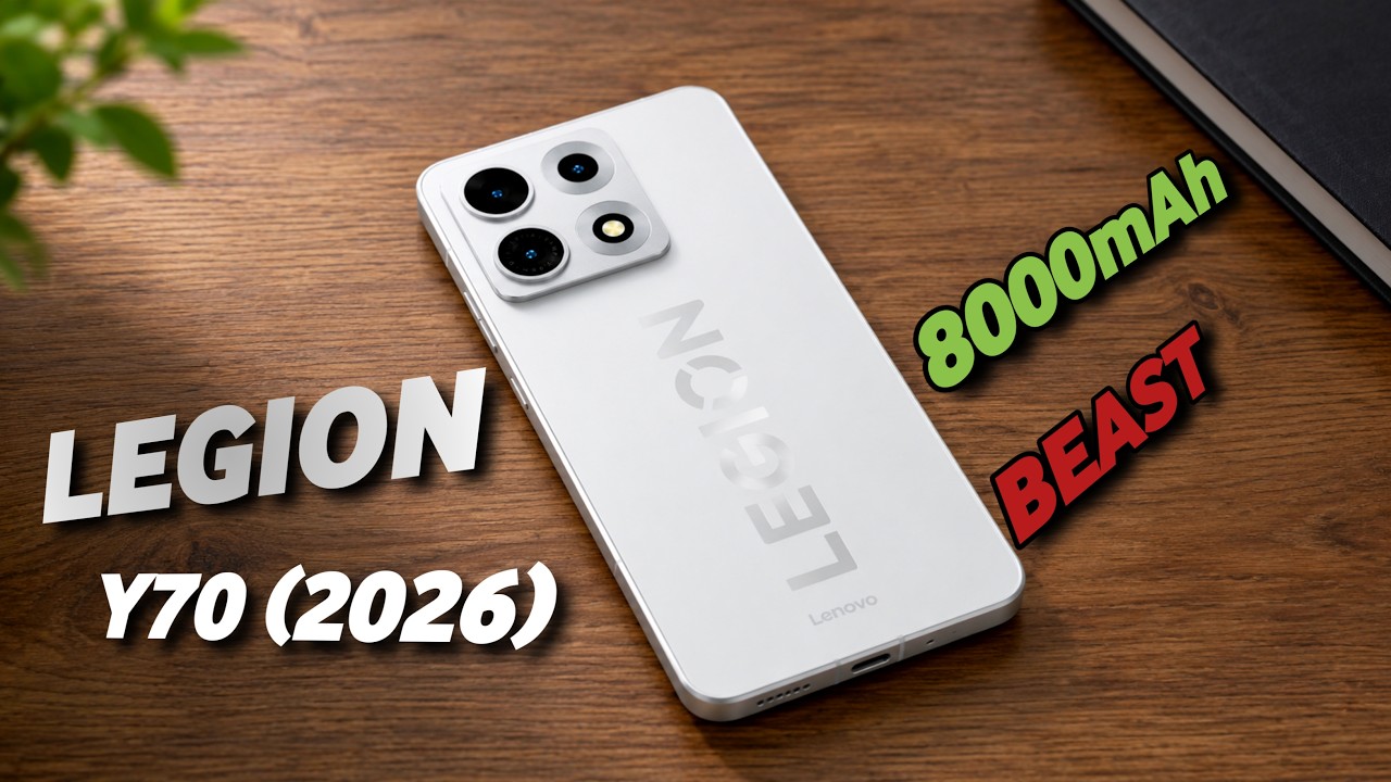 Lenovo Legion Y70 (2026) - First Look, Design, Specs & Price - YouTube