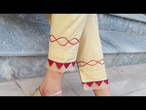 New style Capri bottom design 2019 cutting and stitching - YouTube