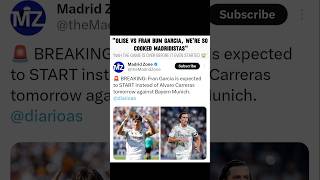 Pls arbeola don’t do this 🙏 #arbeloa #carreras #frangarcia #realmadrid #bayernmunich#viral#trending