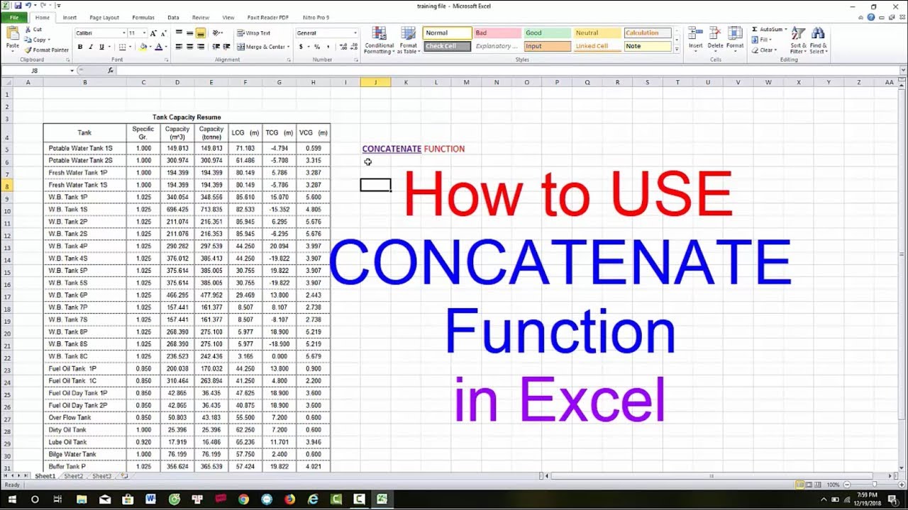 How to use CONCATENATE function in Excel - Hướng dẫn sử dụng hàm CONCATENATE trong excel