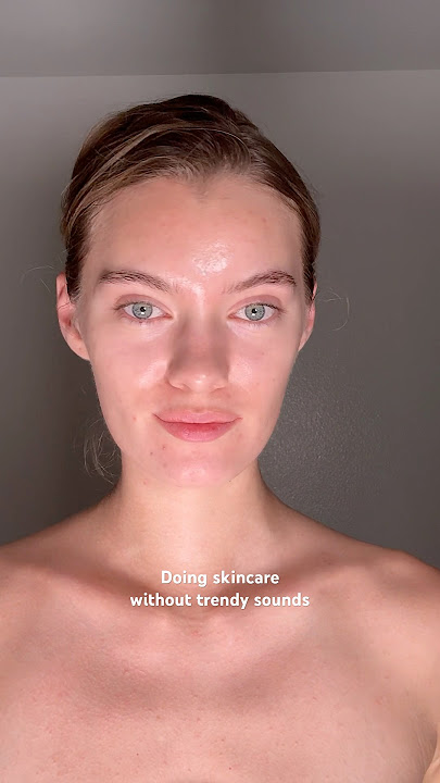 Let’s see if we have a chance of doing anything without the sound these days🤍😍 #skincare