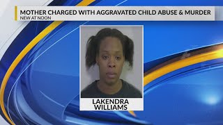 Tuscaloosa mother arrested and charged with murder/child abuse