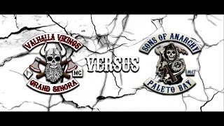 Valhalla Vikings MC vs Sons of Anarchy MC || 4v4 || Free Aim || PS4