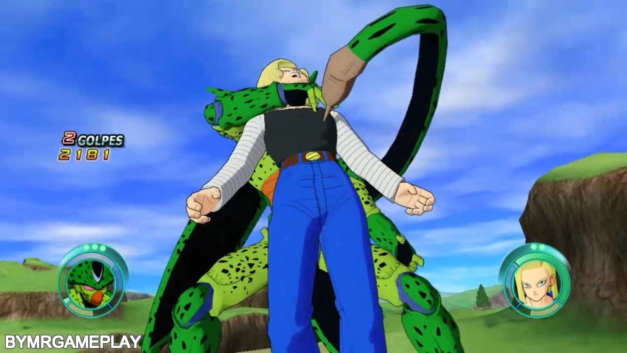 Dragon Ball Raging Blast Cell 1st Form Vs Android 18