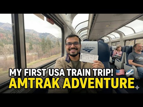 My First Train Rise My First Train Ride in USA! 🇺🇸 Amtrak Review (Washington D.C. to ...