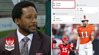ESPN College GameDay | "Carson Beck is a future franchise QB" - Desmond Howard on Miami beats OSU