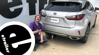 Stealth Hitches Hidden Trailer Hitch Receiver with Towing Kit Installation  2018 Lexus RX 350