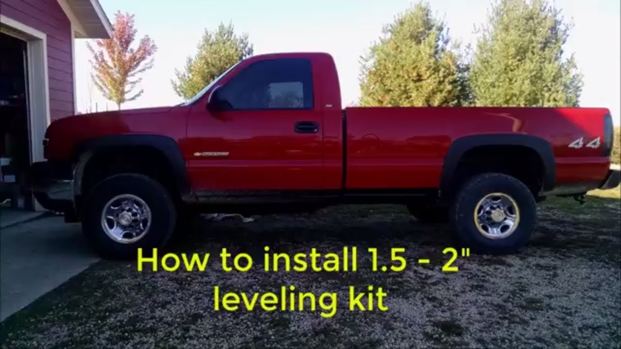 How to Install a 2 Inch Lift Kit for 2003-2007 Chevy Silverado - YouTube