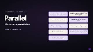 Parallel - Running Several AI Agents at Once Without Collisions - Nine Practices