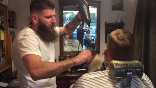 Zurich, Switzerland Barber Shop ASMR (Natural Sounds)