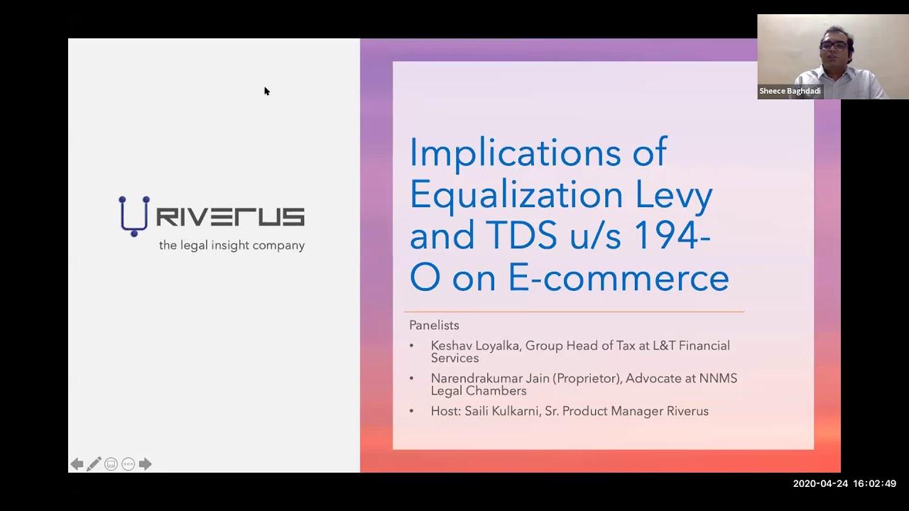 Implications of Equalization Levy and TDS u/s 194O on YouTube