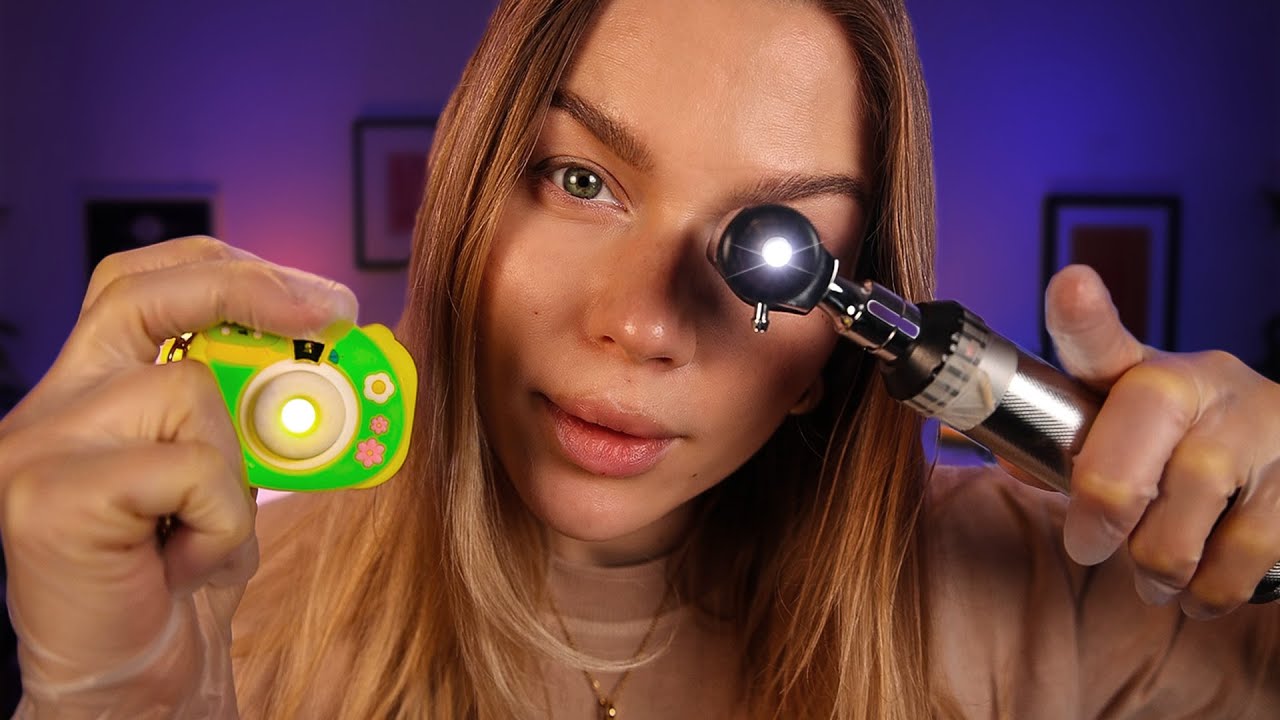 ASMR Relaxing Eye Exam 🩺 Soft Spoken Personal Attention for Sleep