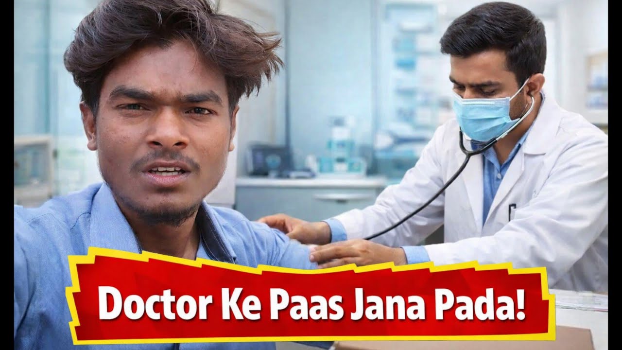 Aaj Achaanak Doctor Ke Paas Jana Pada! | Bachha ka tabiyat kharab ho gya | Sui se dar gya bachha 