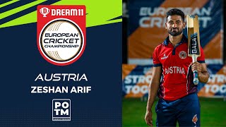 POTM: Z.Arif - Group A, Match 20 - AUS vs SPA | Highlights | Dream11 ECC, 2022 | ECC22.020