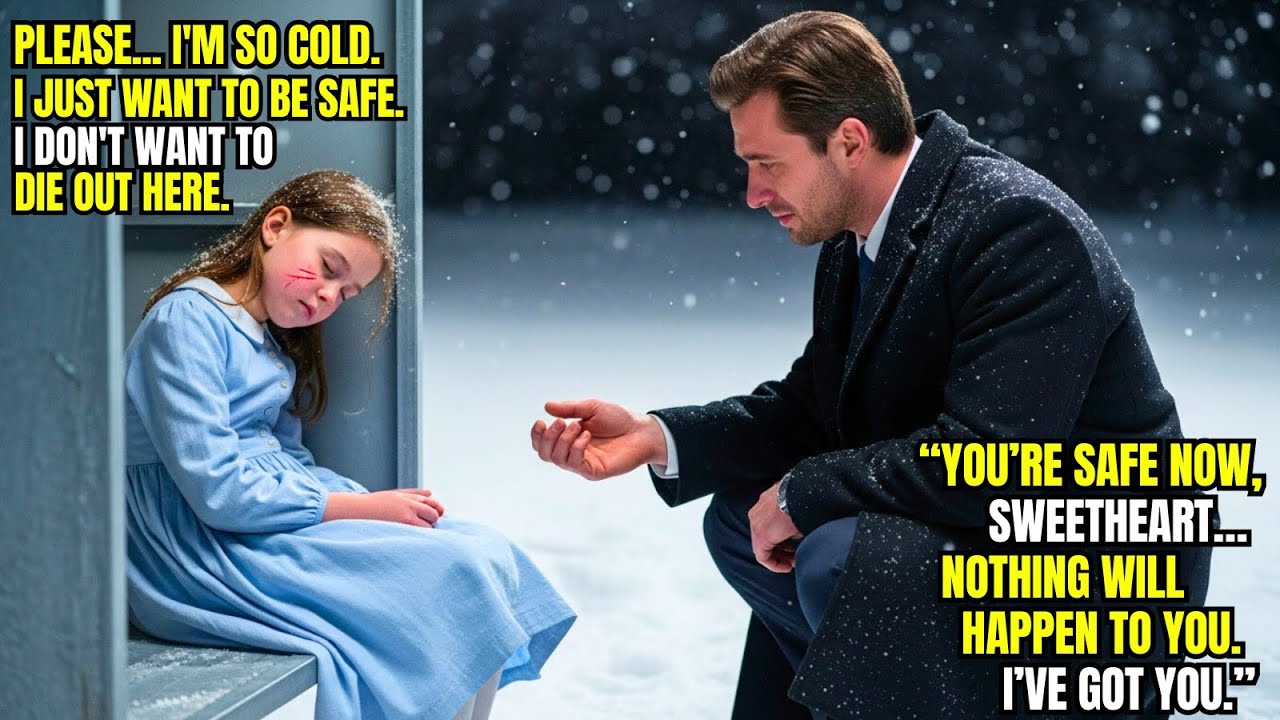 “I Don’t Want to Die Outside…”—Little Girl’s Plea Moved the Millionaire CEO to Tears, Then the Truth