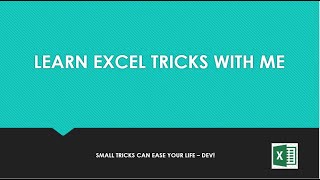 EXCEL FUNCTIONS : OFFSET  PART 1