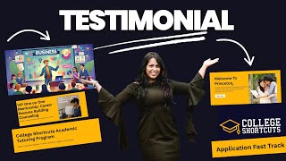 College Shortcuts Testimonial -  Ty - Texas Applications & Texas Admissions for UT, Rice, A&M