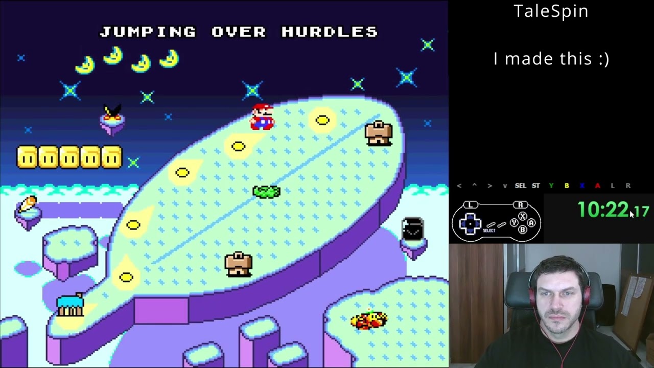 SMW Kaizo Cape Hack TaleSpin in 30min