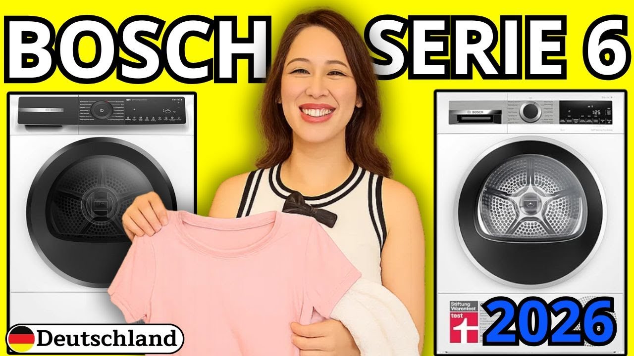 🟢🟢🟢 Wärmepumpentrockner Test: Bosch WQG235D00 und Bosch WQH245B40 Serie 6 - Trockner Erfahrungen