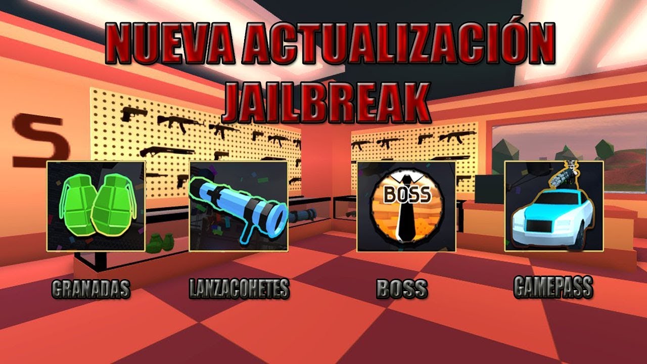 Mega Actualizacion En Jailbreak Gamepass Boss Roblox - actualización el lunes y 25 rebaja en gamepass jailbreak beta roblox