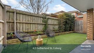 4/3 Sutherland St, Coburg | Townhouse