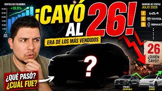 Uno de los más Vendidos Cae el Puesto 26 - Ventas Carros Julio 2026