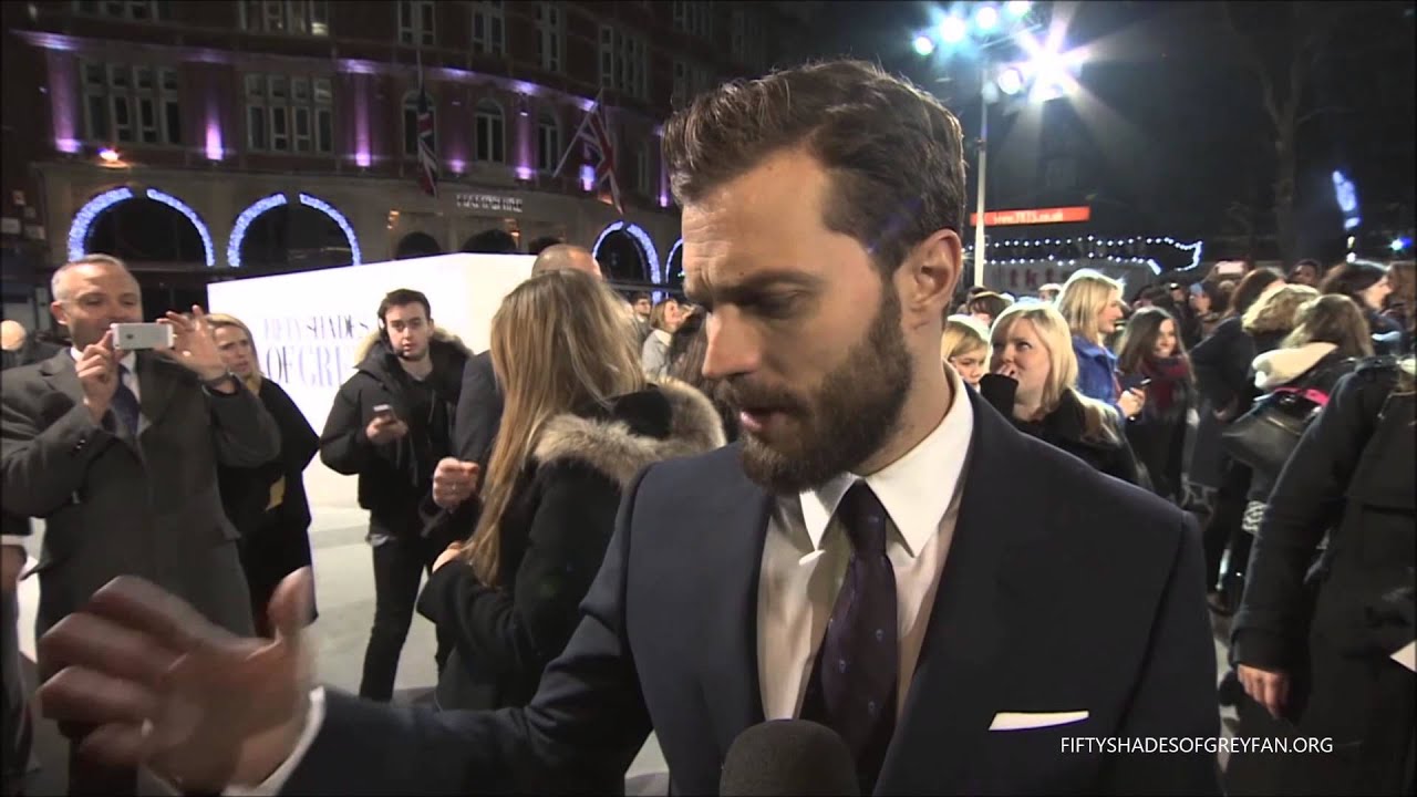 Jamie Dornan Fifty Shades of Grey London Premiere Interview YouTube