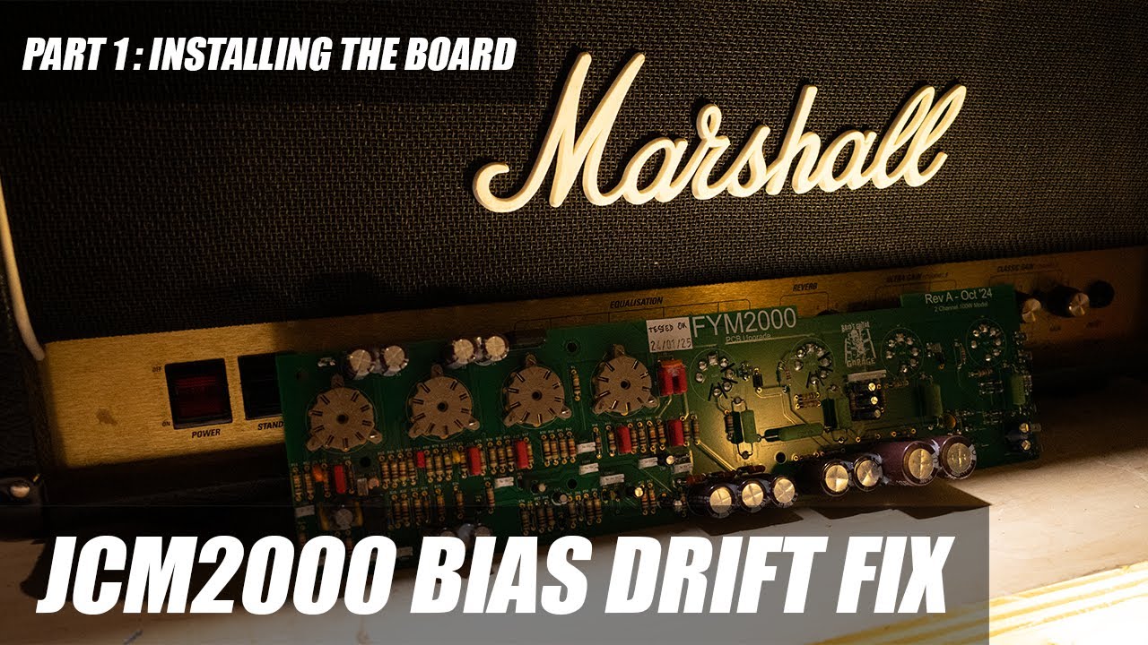Fixing JCM2000 Bias Drift – Installing Brad